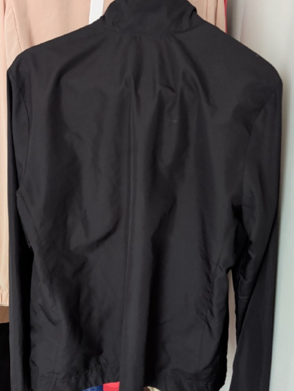 Adidas Women's Black 3-Stripe Full-Zip Lightweight Windbreaker Jacket - Picture 8 of 8